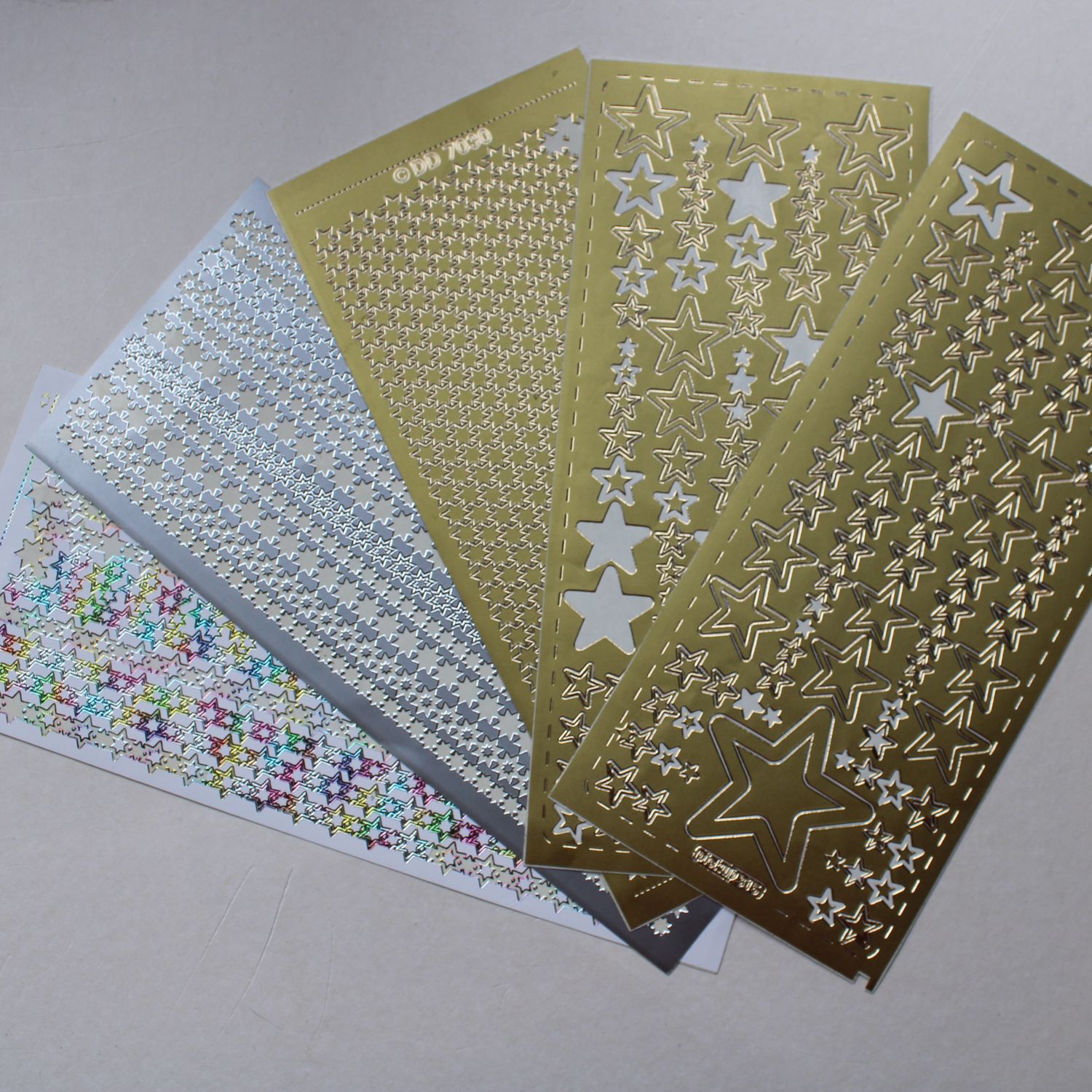 Stickersheet pakket sterren