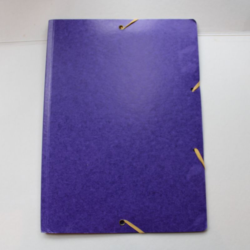 Paarse elastomap A4