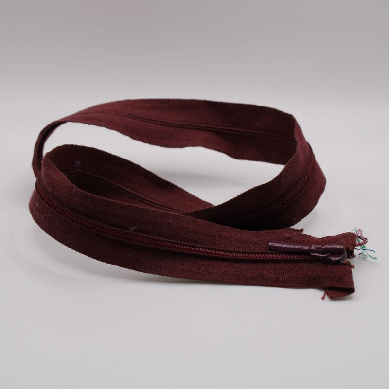 Bordeaux rits 49 cm