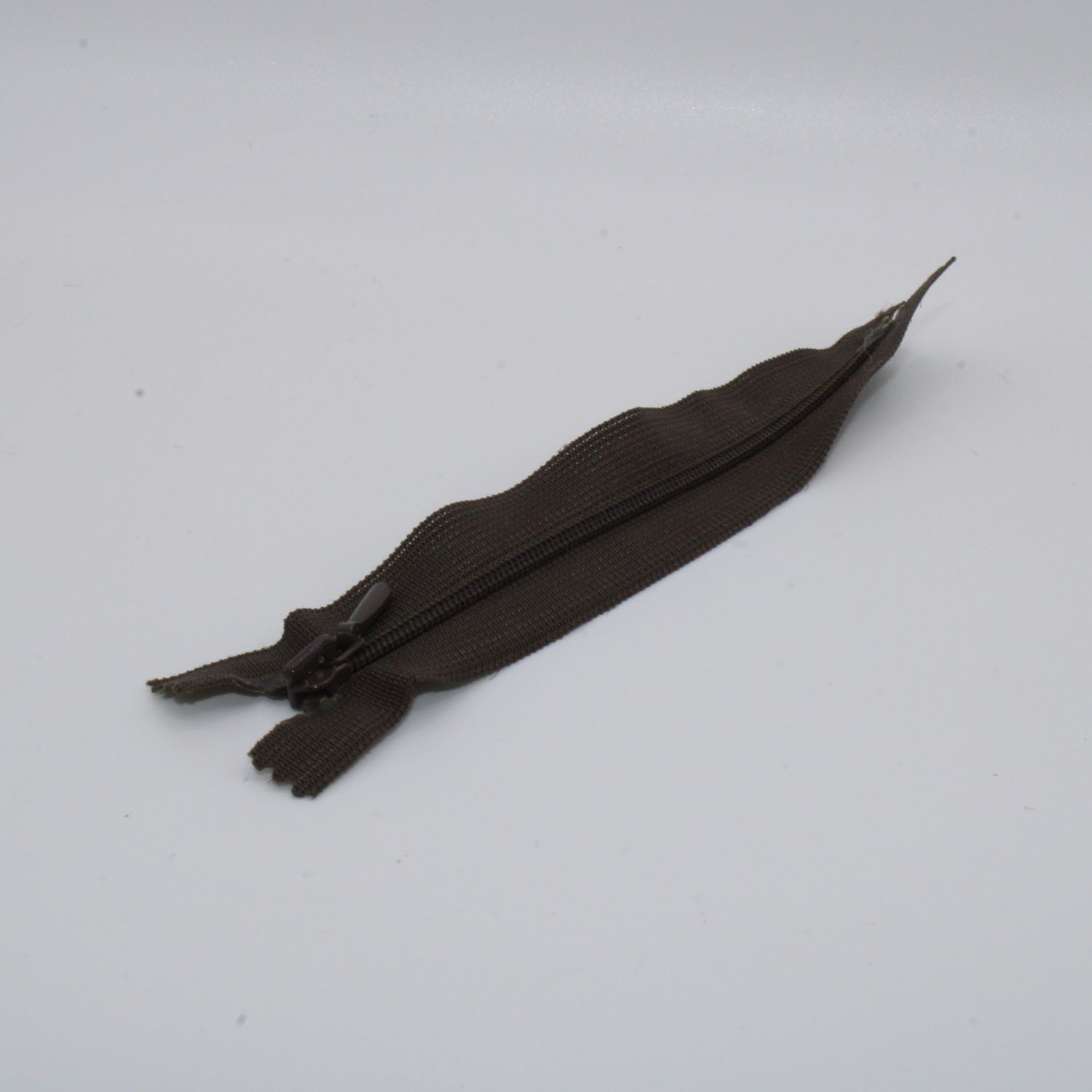 Bruine rits 12 cm