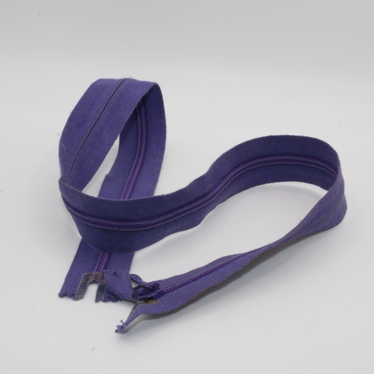 Paarse rits 49 cm