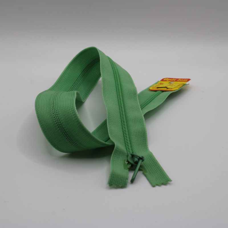 Lichtgroene rits 35 cm