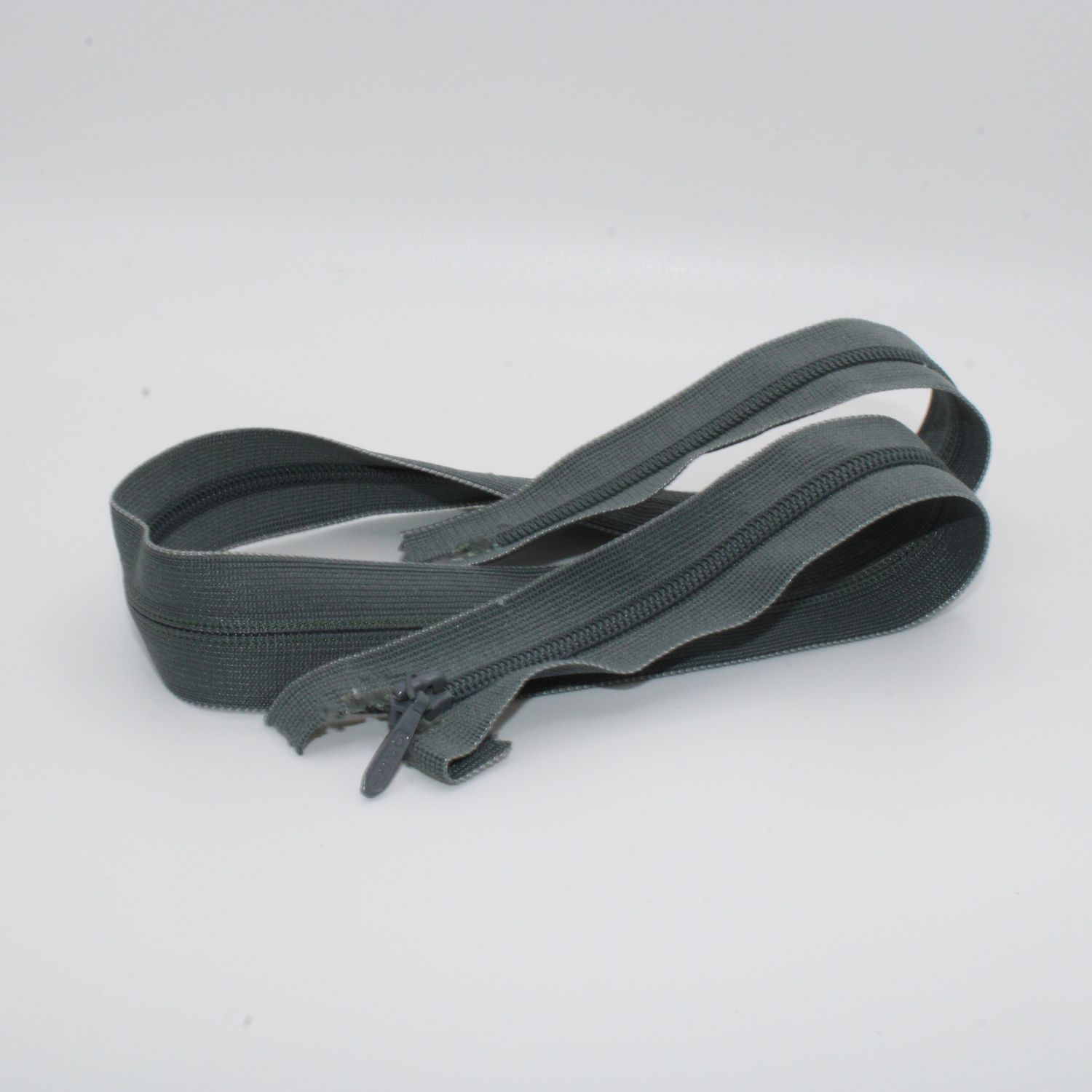 Grijze rits 44 cm