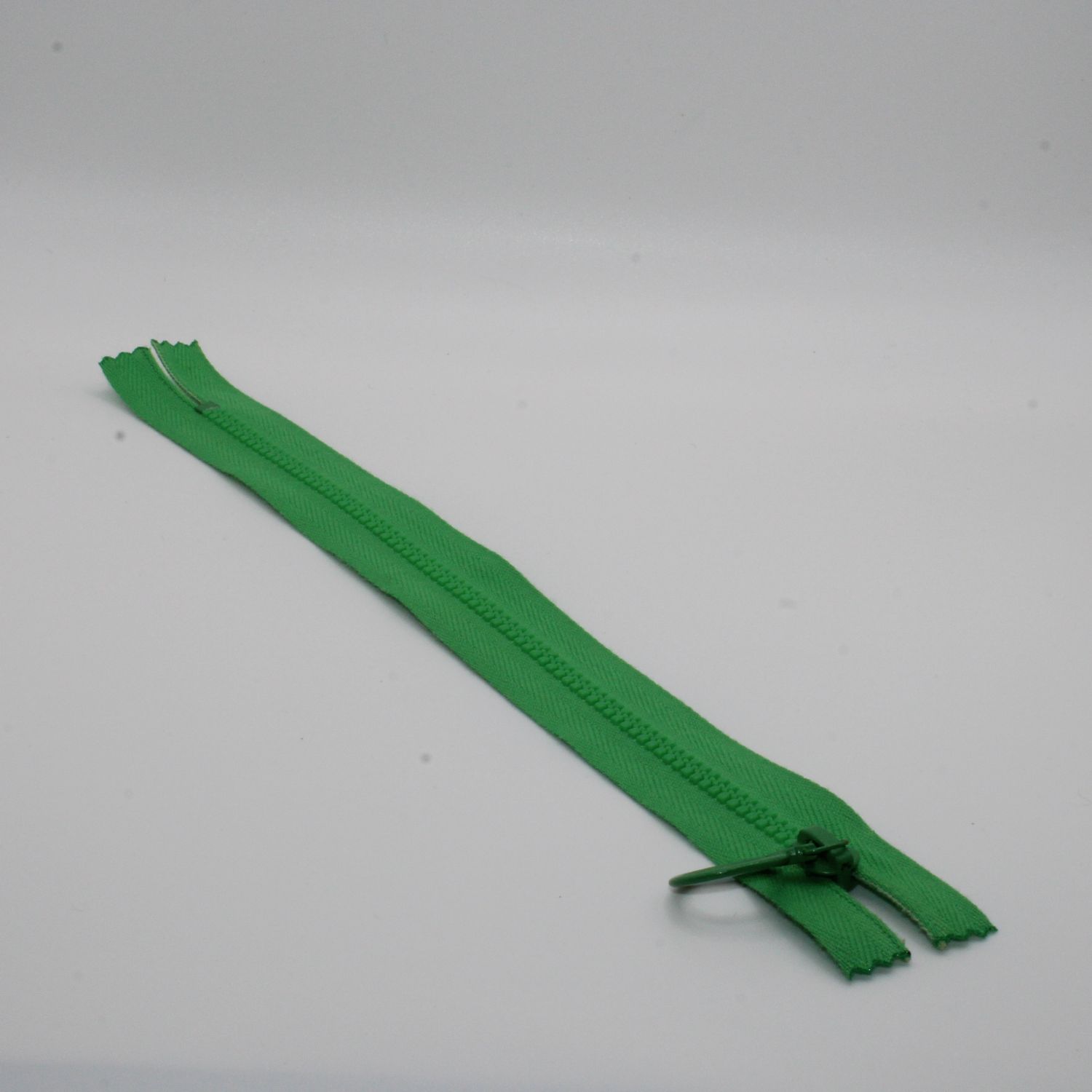 Groene rits 20 cm