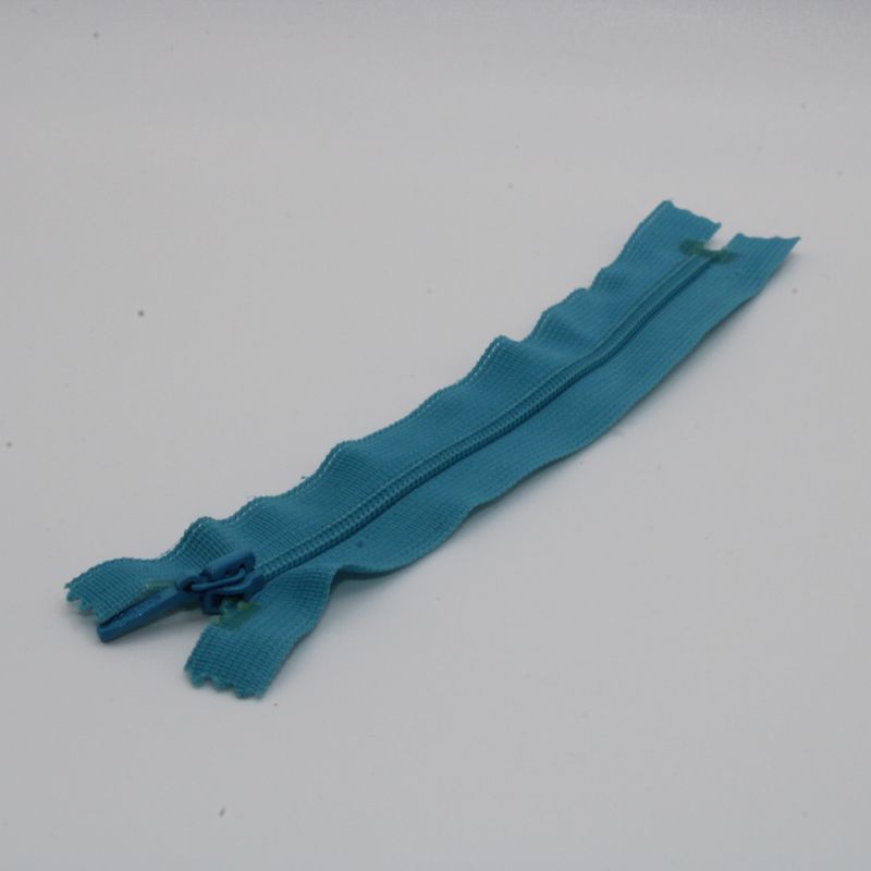 Blauwe rits 12 cm