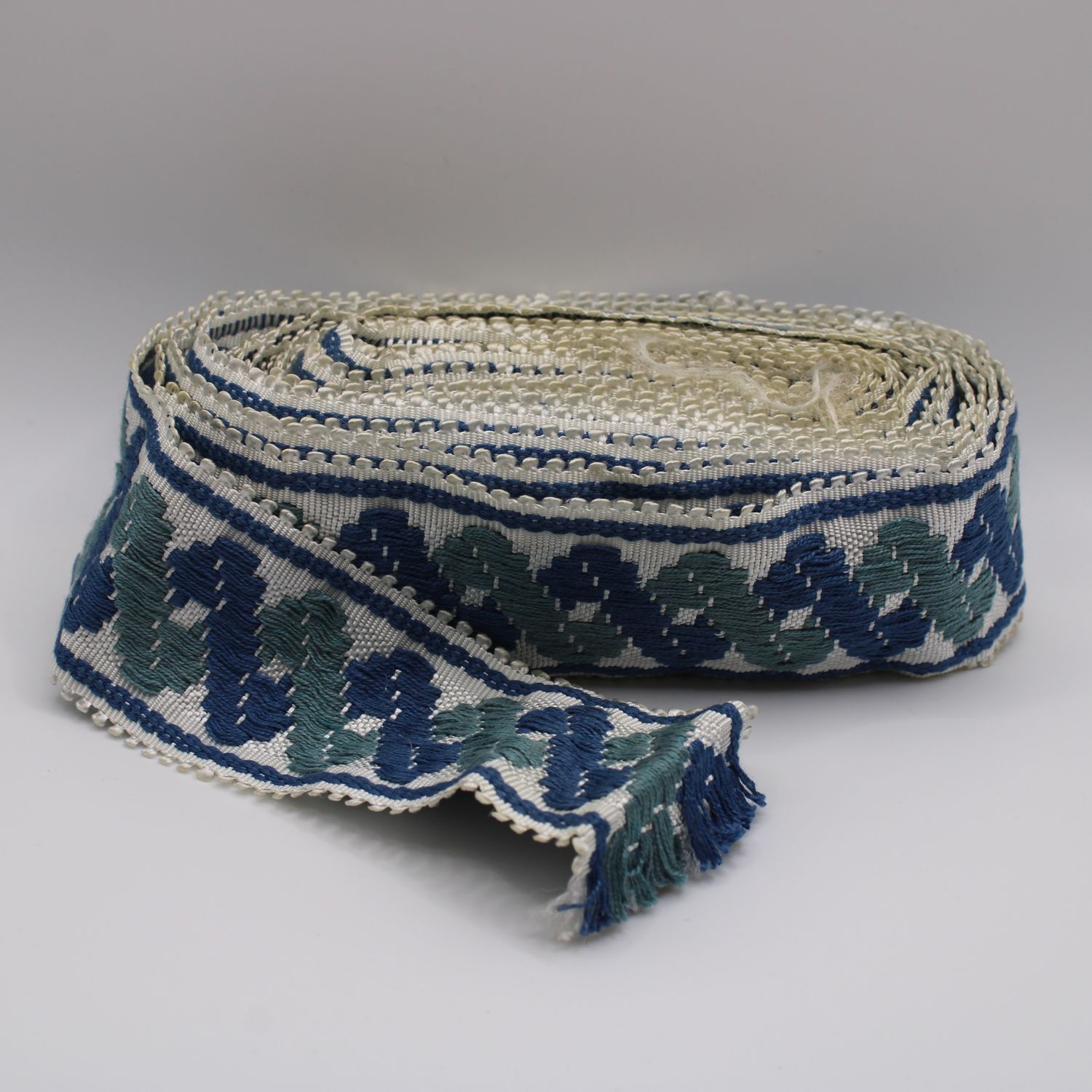 Blauw lint - prijs per 20 cm
