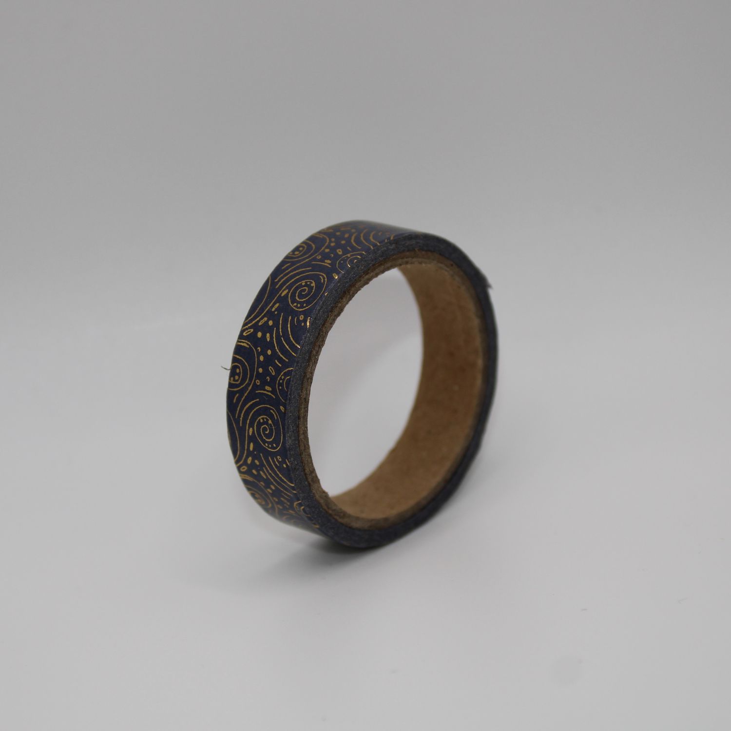 Donkerpaarse washi tape met patroon