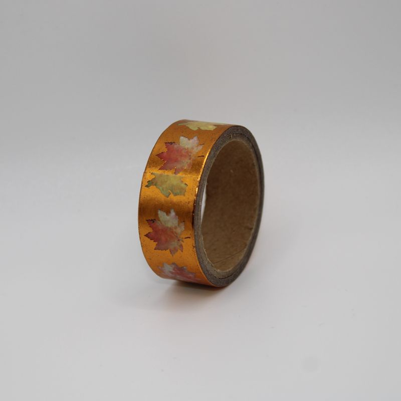 Washi tape met bladeren