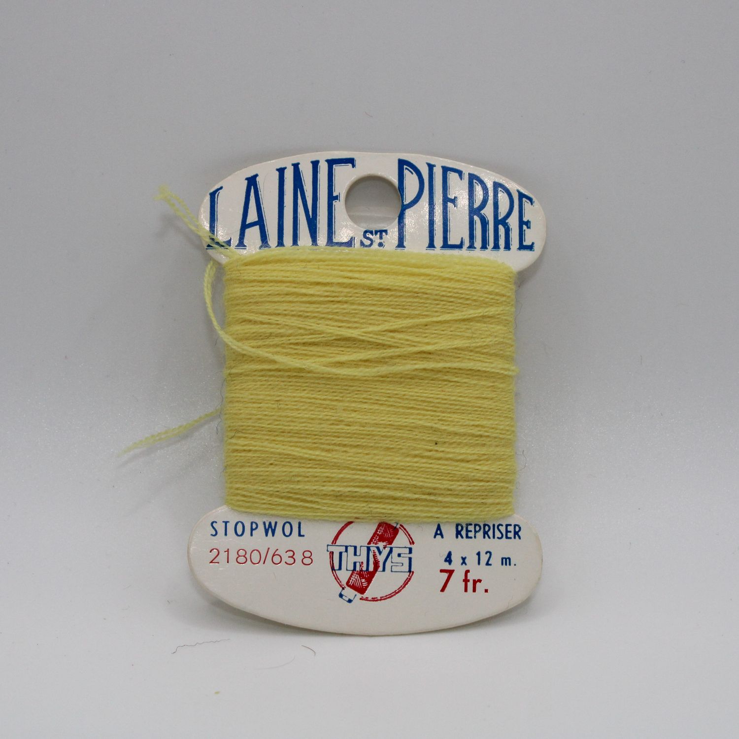 Gele stopwol