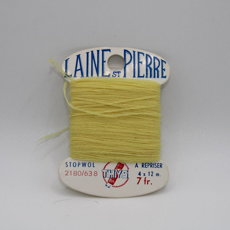 Gele stopwol