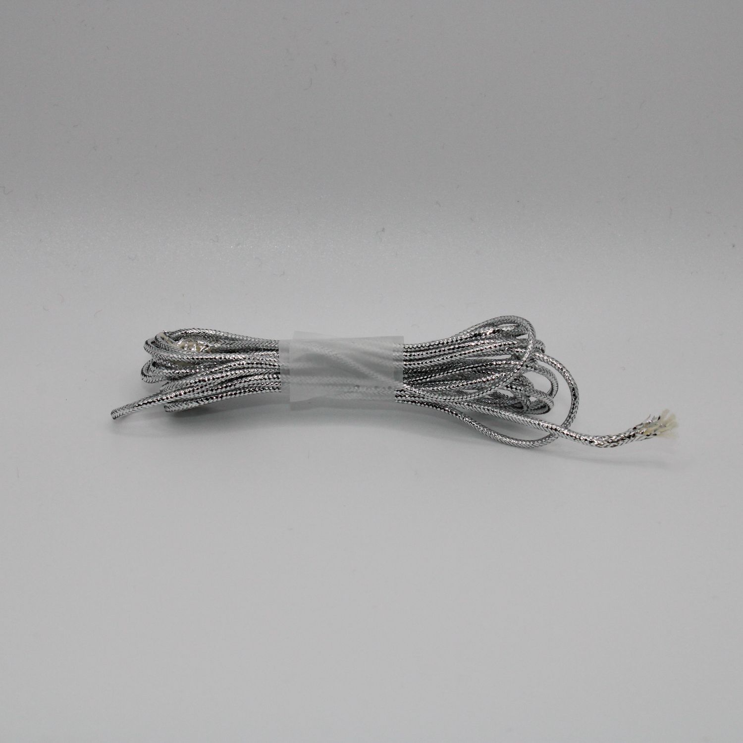 Zilverkleurig lintje - 1.8 m