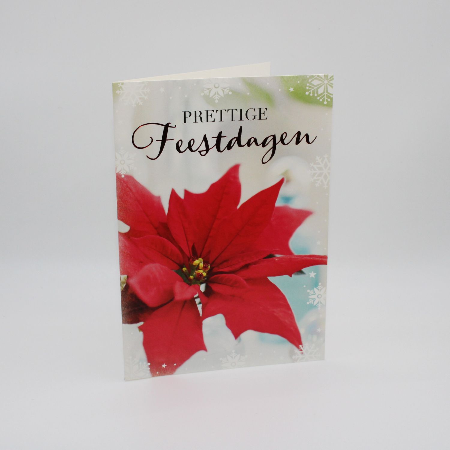 Kaartje met bloem - Feestdagen