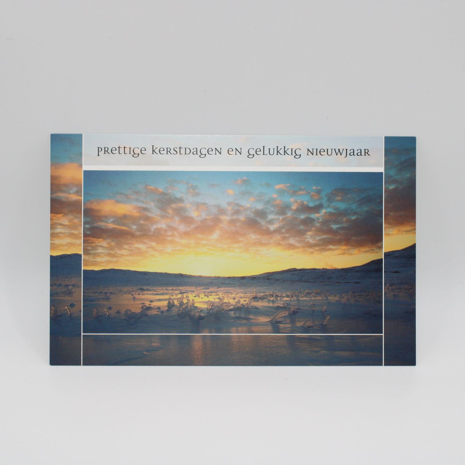 Kaartje met sneeuwlandschap - Feestdagen