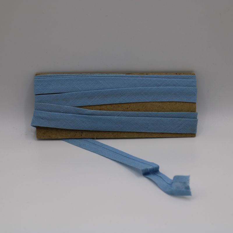 Blauw biaislint - 1.4 m