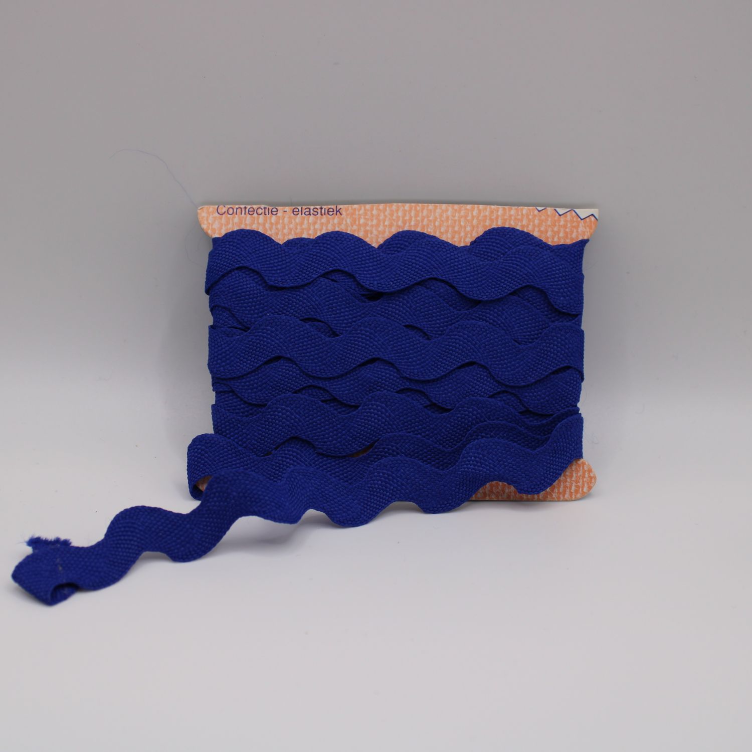 Blauw golvend lint - 3.5 m