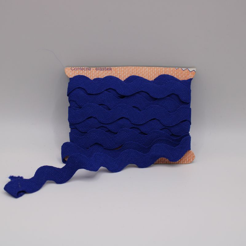 Blauw golvend lint - 3.5 m