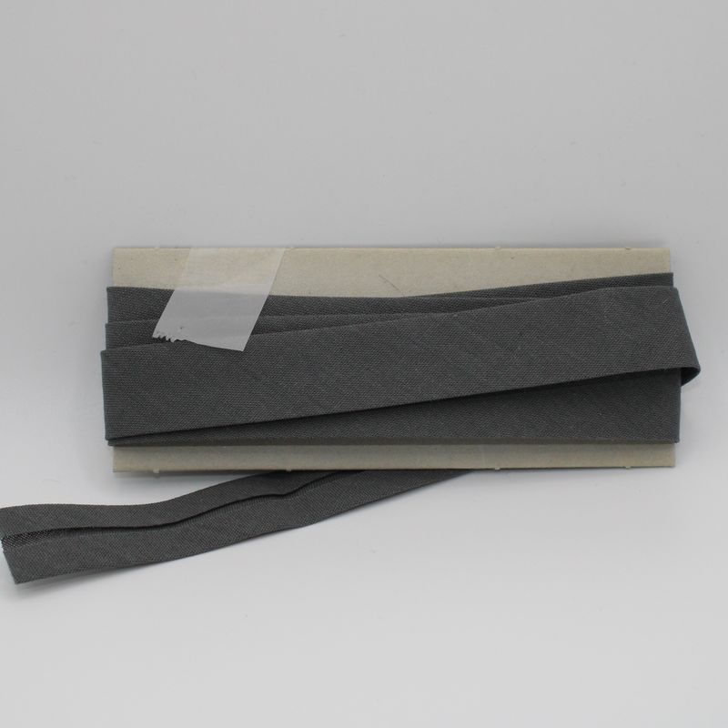Grijs biaislint - 1.3 m