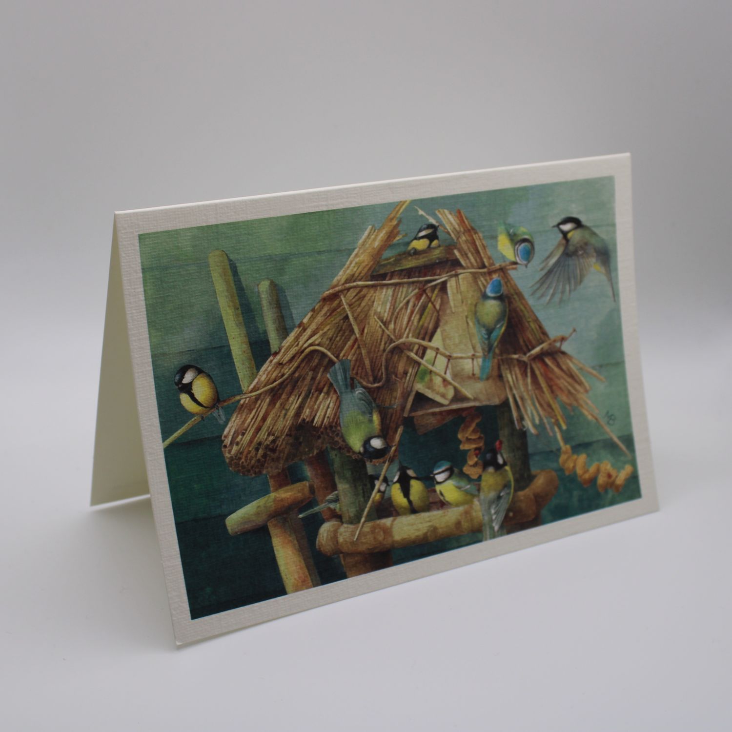 Kaartje met vogels