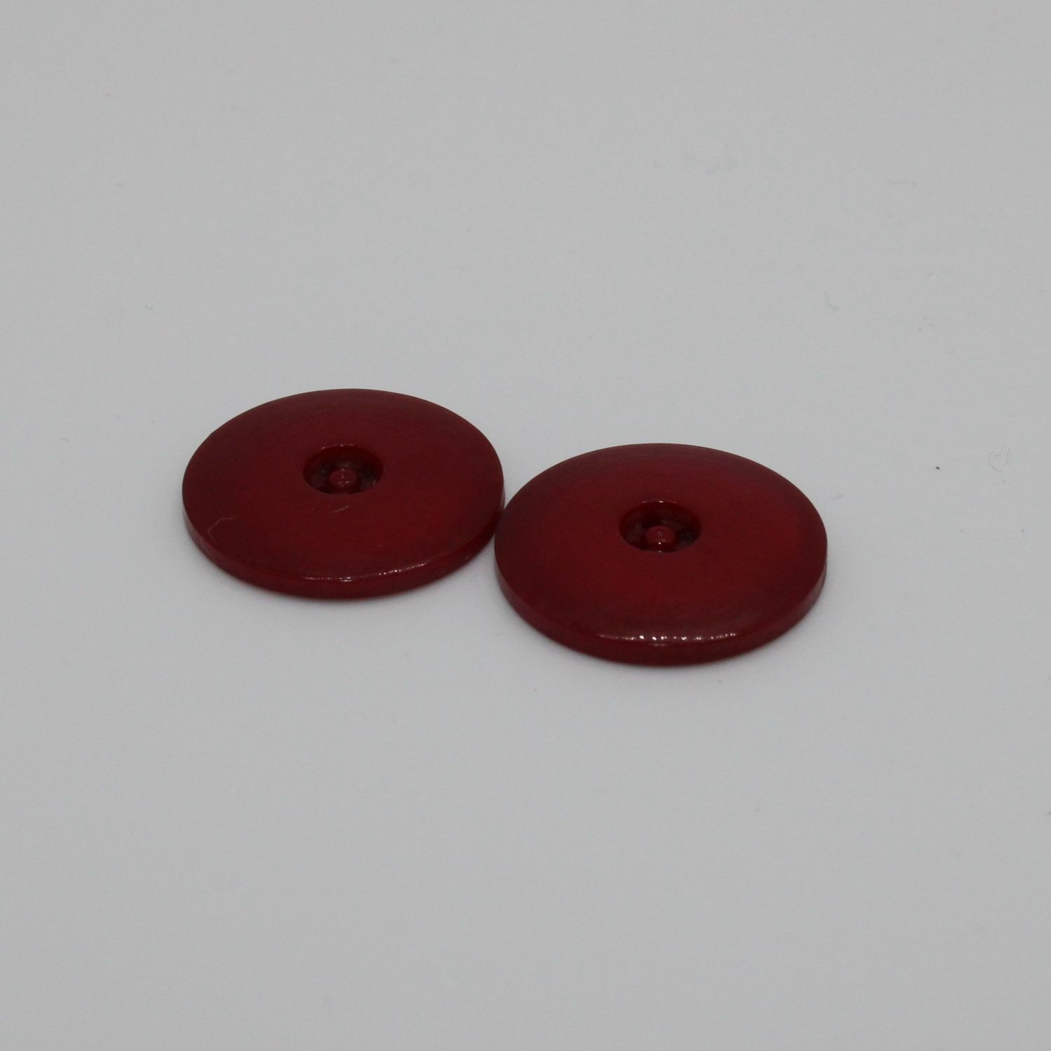 Set van 2 bordeaux knopen