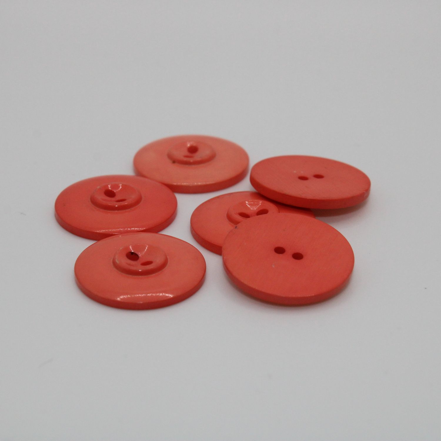 Set van 6 roze knopen