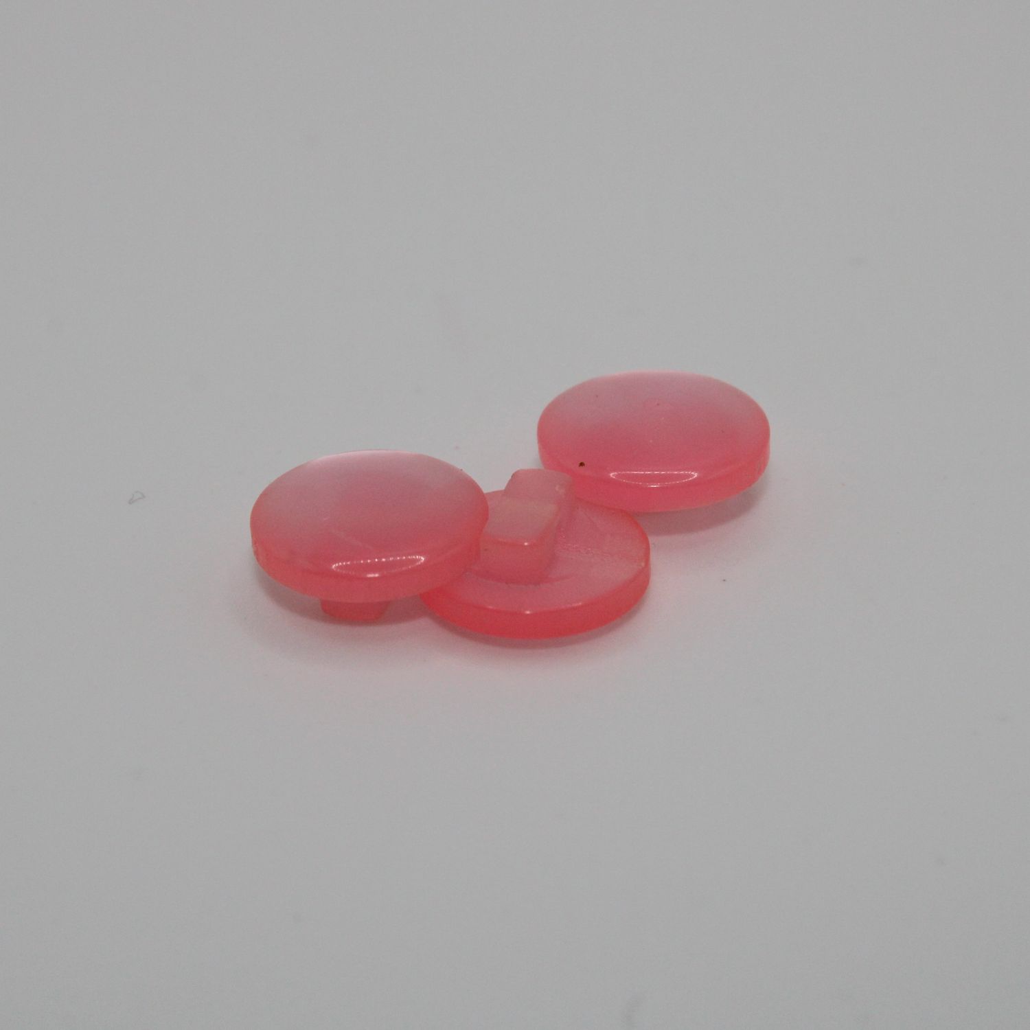 Set van 3 roze knopen