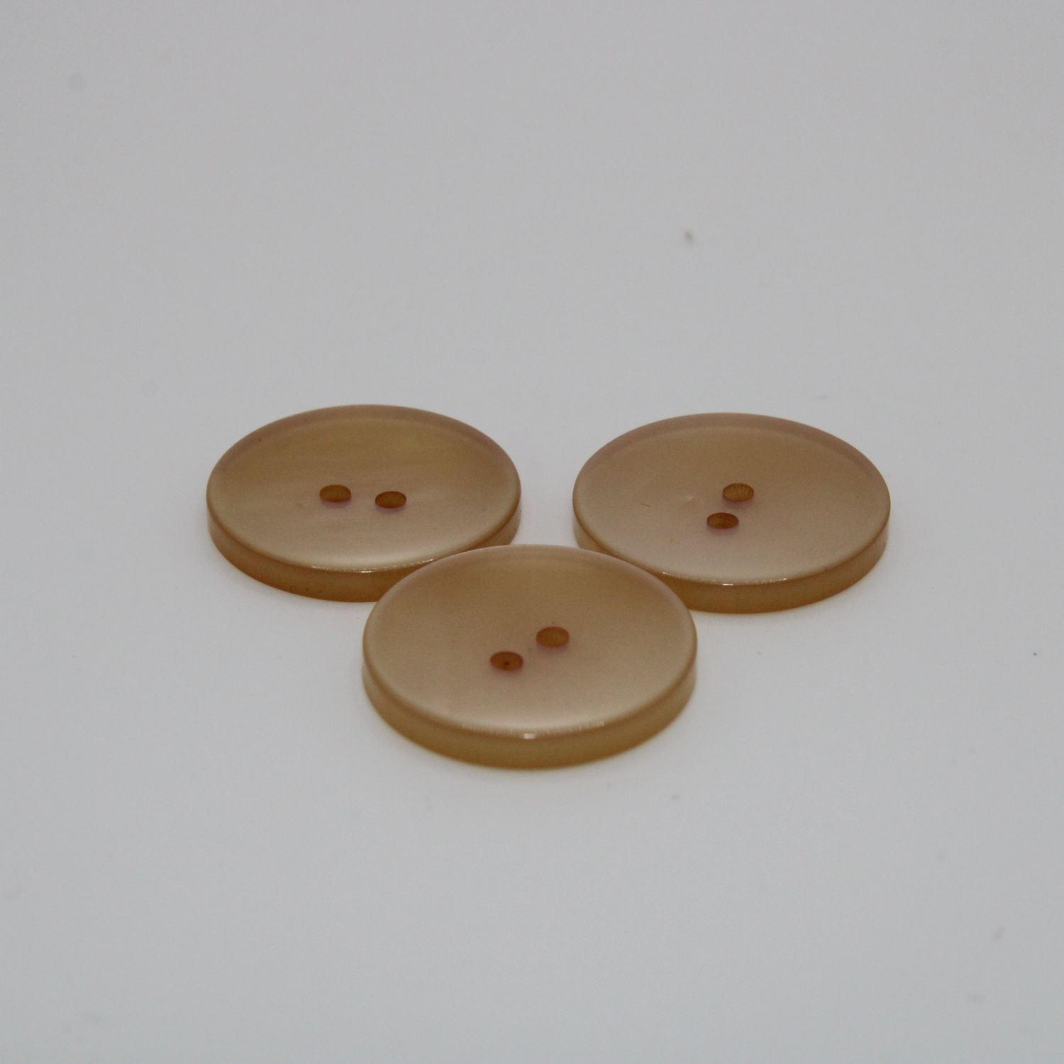Set van 3 zalmroze knopen