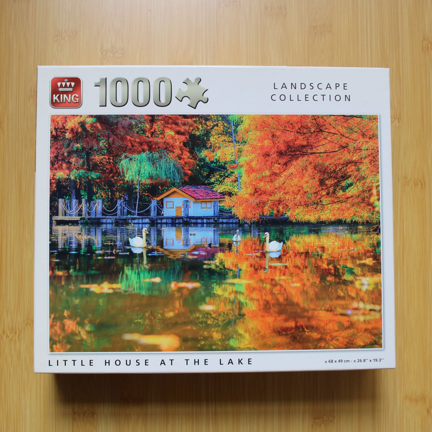 Puzzel 1000 stukjes - Little house at the lake