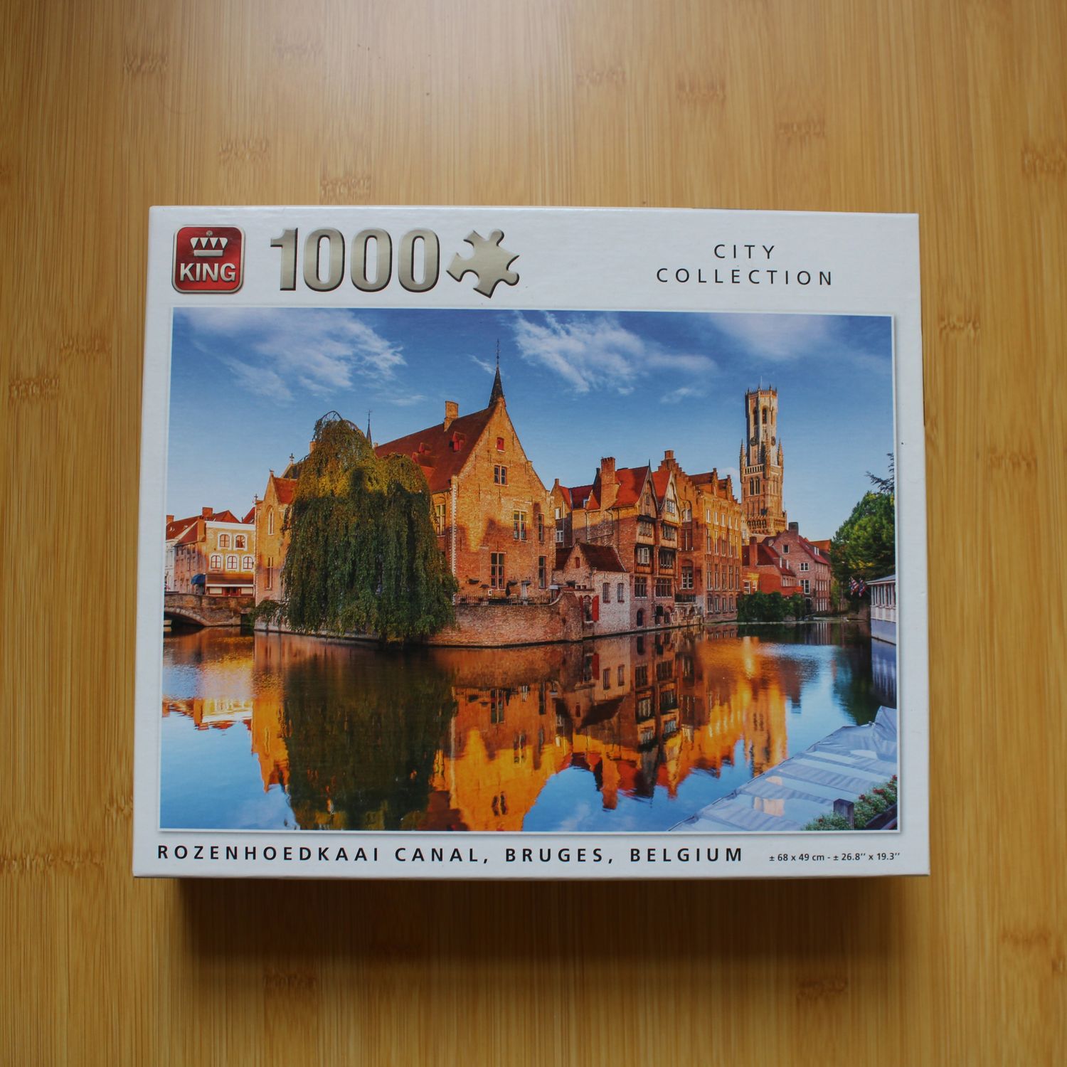 Puzzel 1000 stukjes - Rozenhoedkaai, Bruges, Belgium