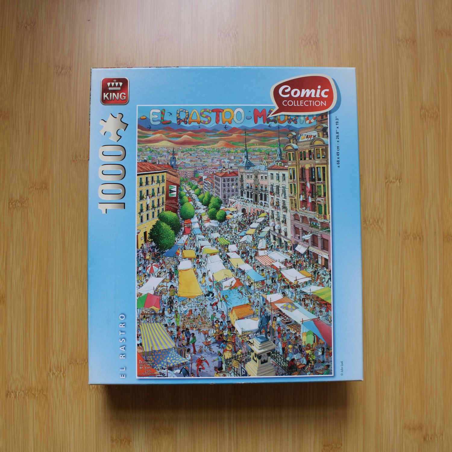 Puzzel 1000 stukjes - El Rastro, Madrid