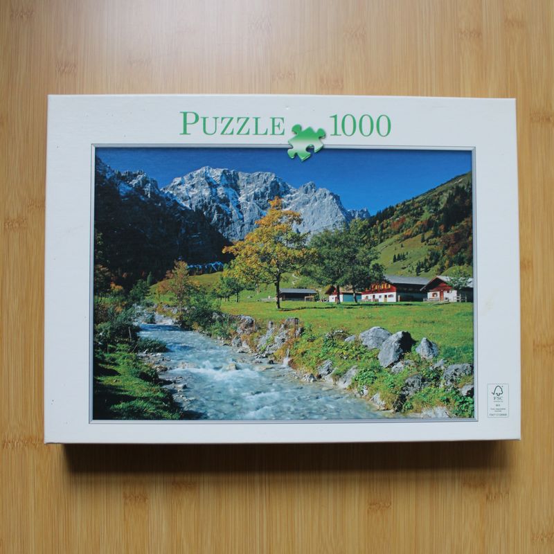 Puzzel 1000 stukjes - Karwendelgebergte