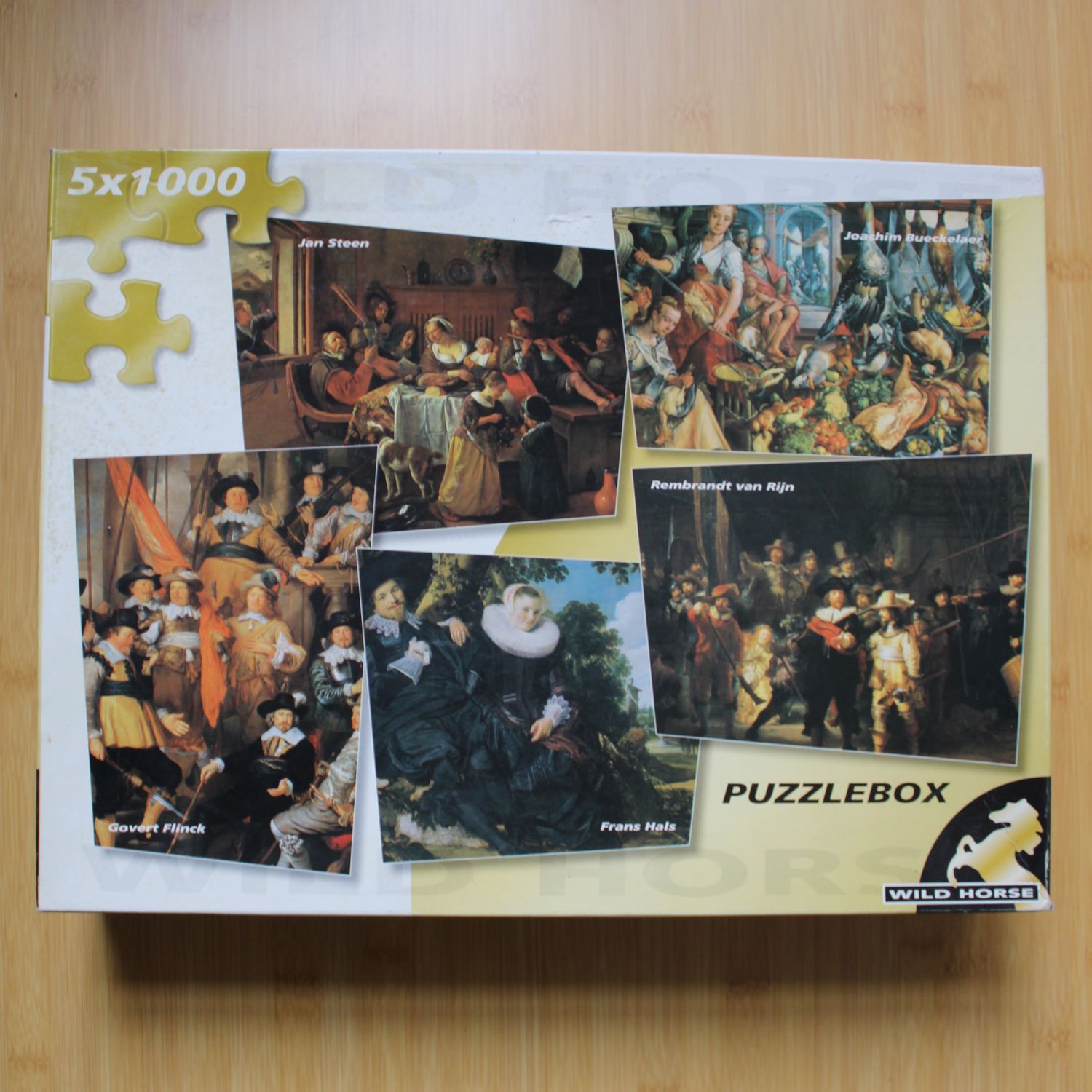 Puzzel 5 x 1000 stukjes - Rijksmuseum Amsterdam