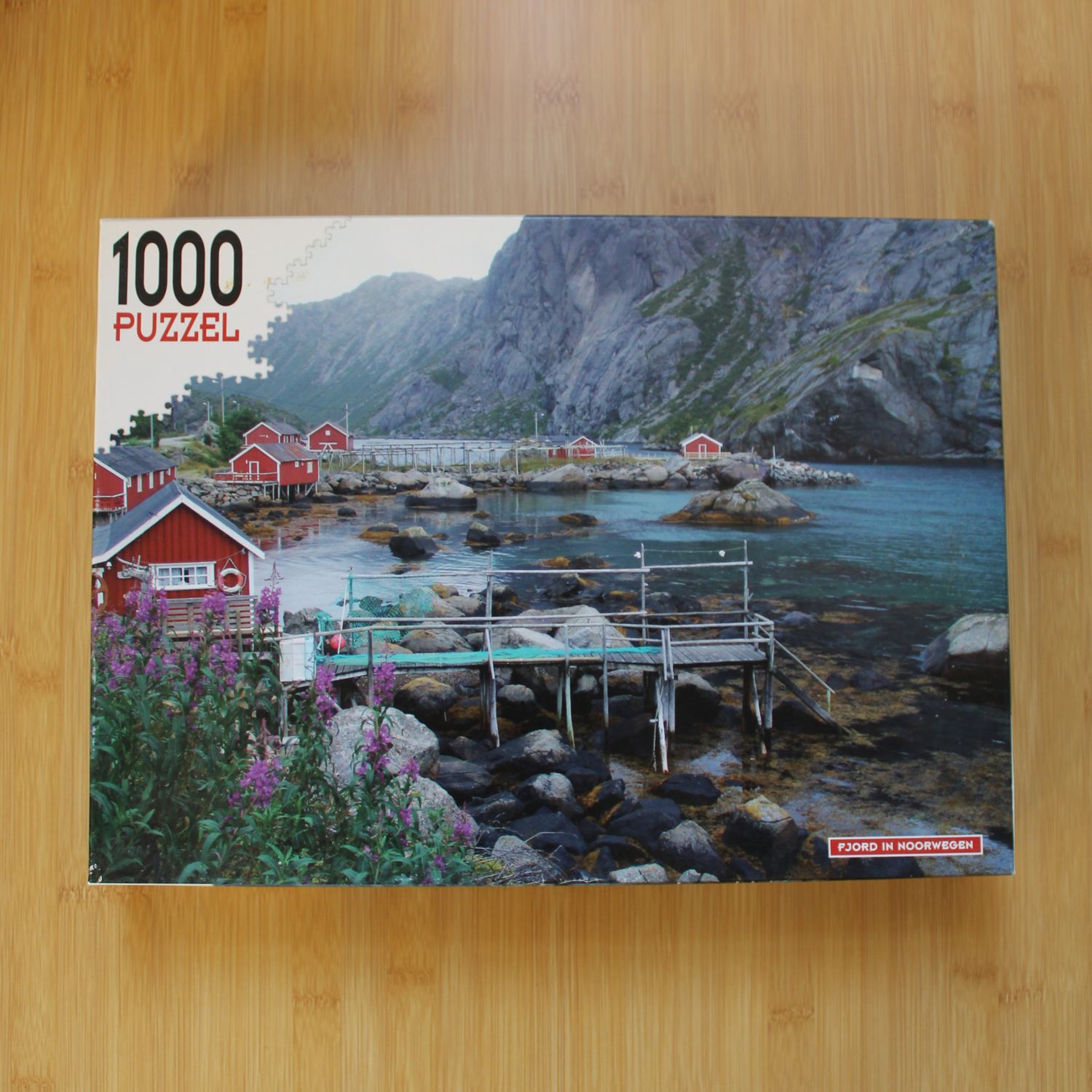 Puzzel 1000 stukjes - Fjord in Noorwegen