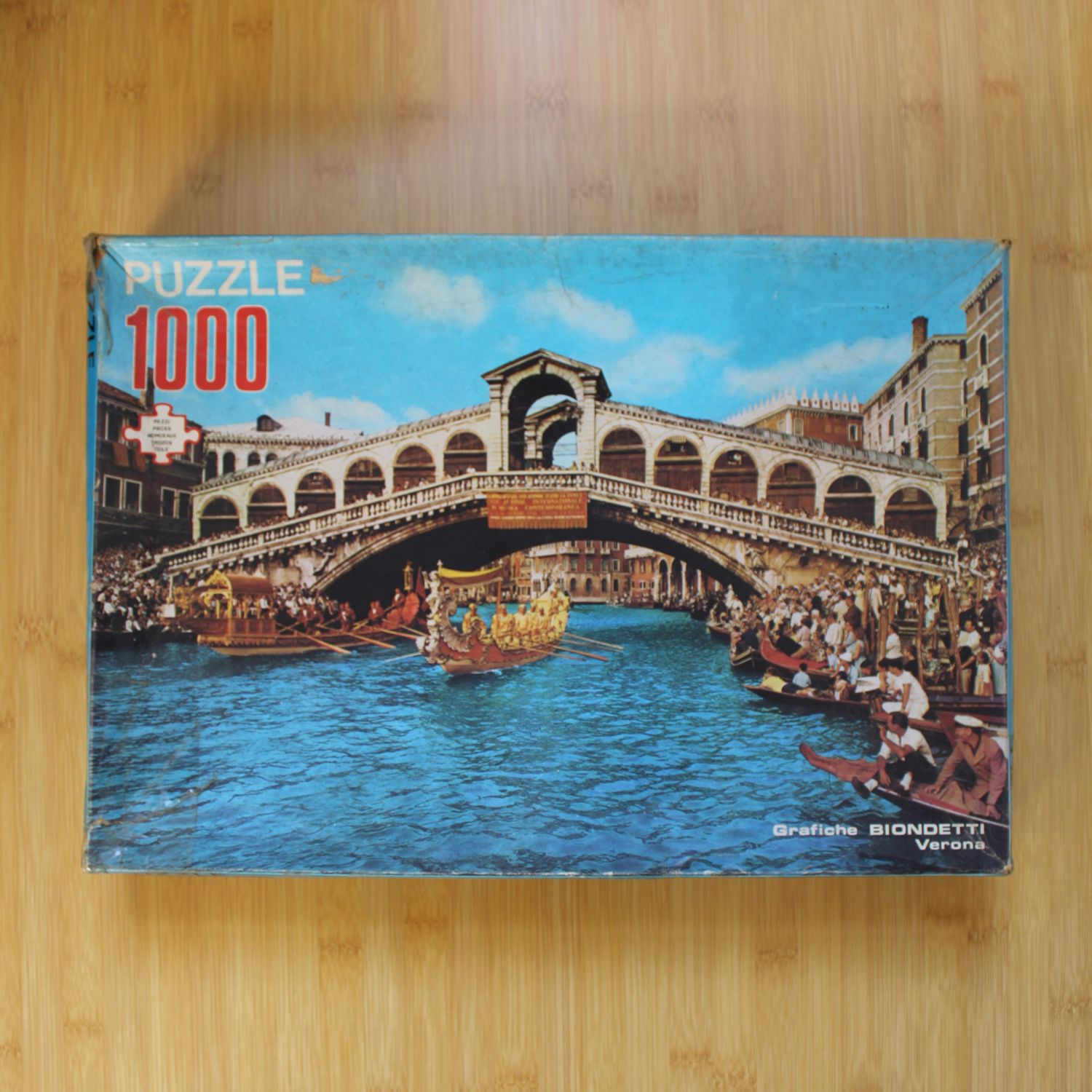 Puzzel 1000 stukjes - Rialtobrug, Venetië