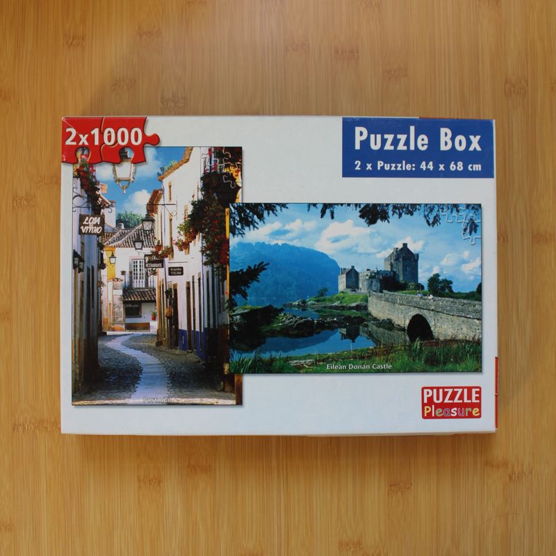 Puzzel 2 x 1000 stukjes - Portugal + Eilean Donan Castle