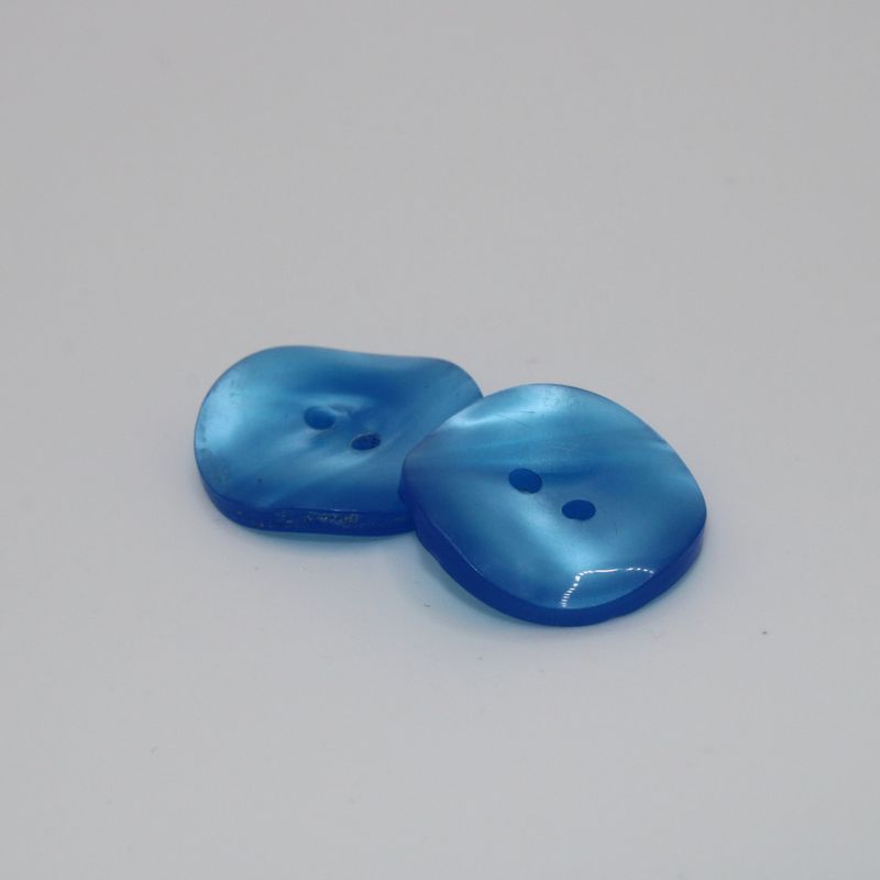 Set van 2 blauwe knopen