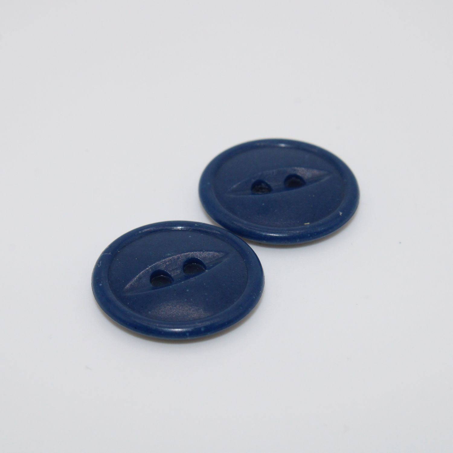 Set van 2 blauwe knopen