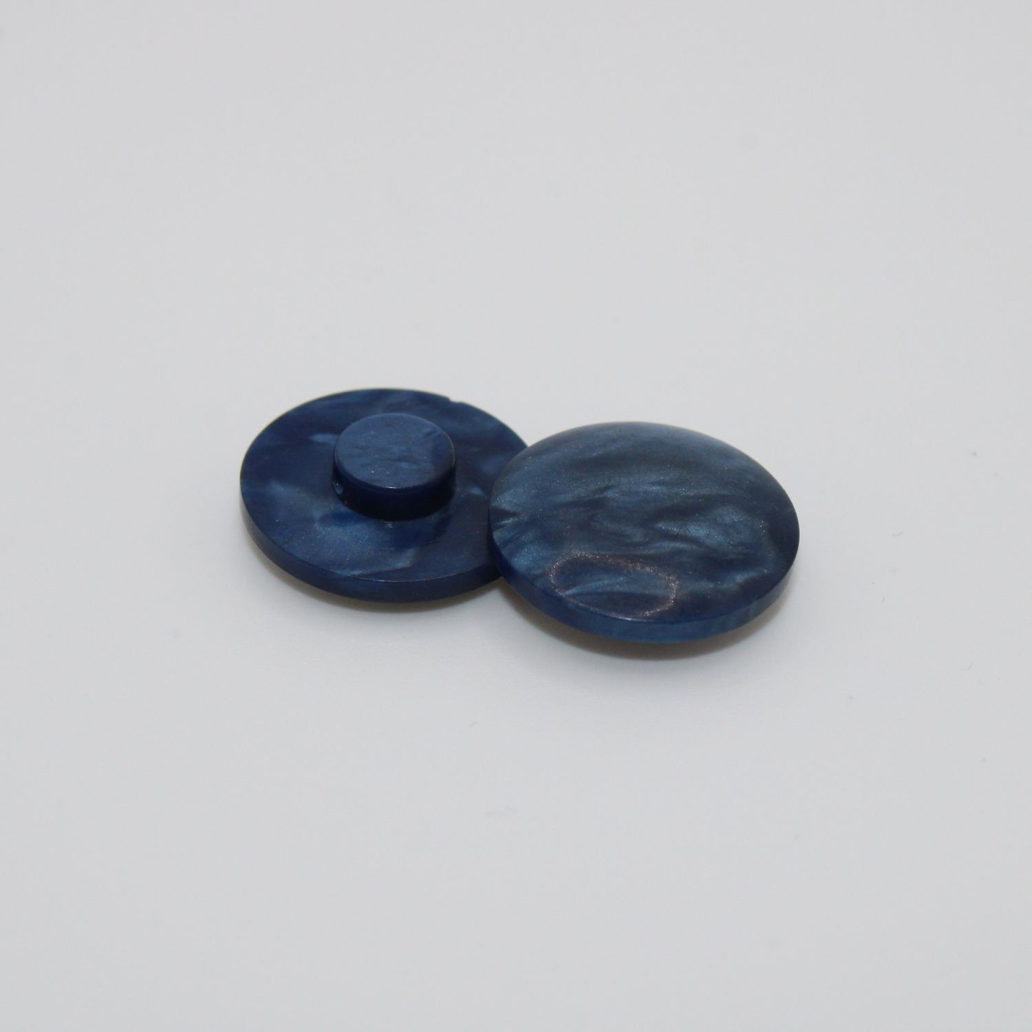 Set van 2 blauwe knopen
