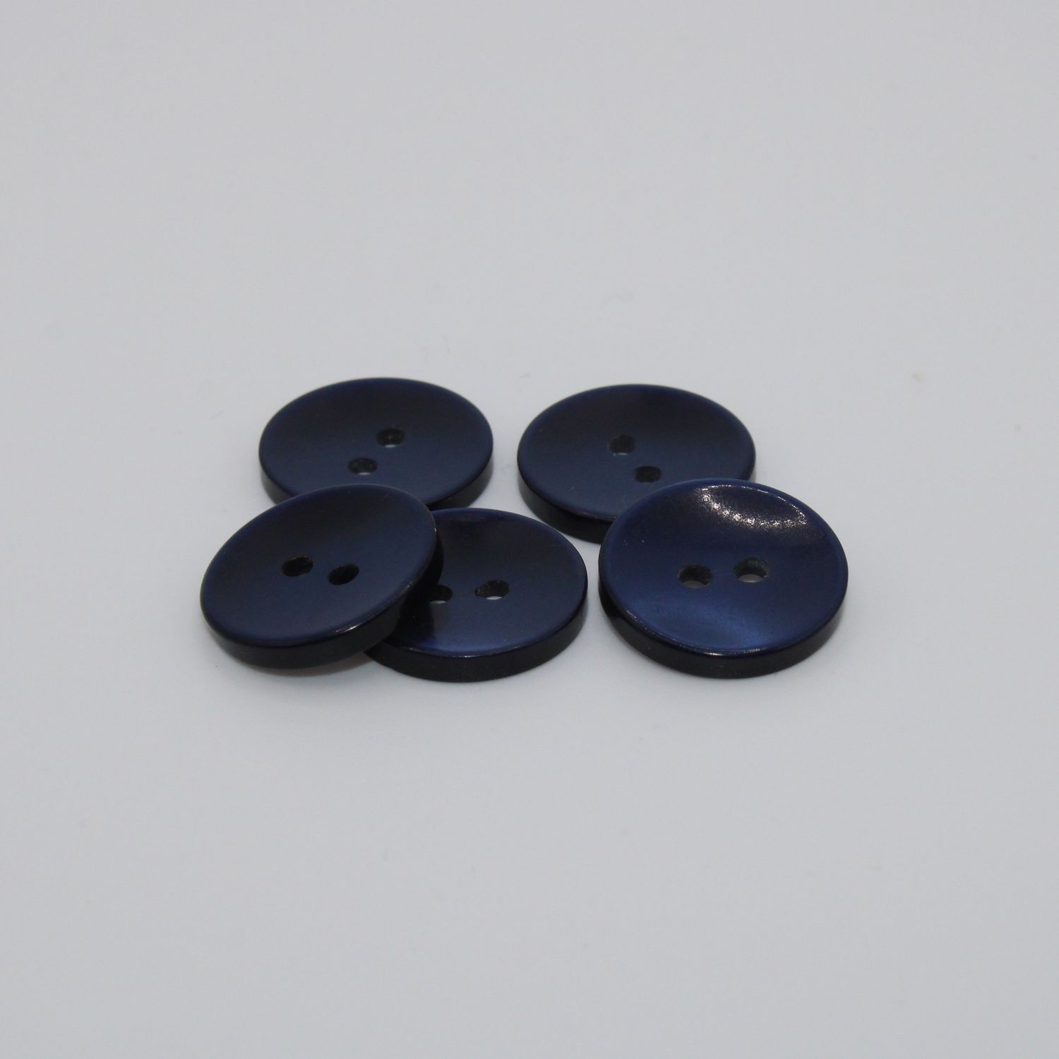 Set van 5 donkerblauwe knopen
