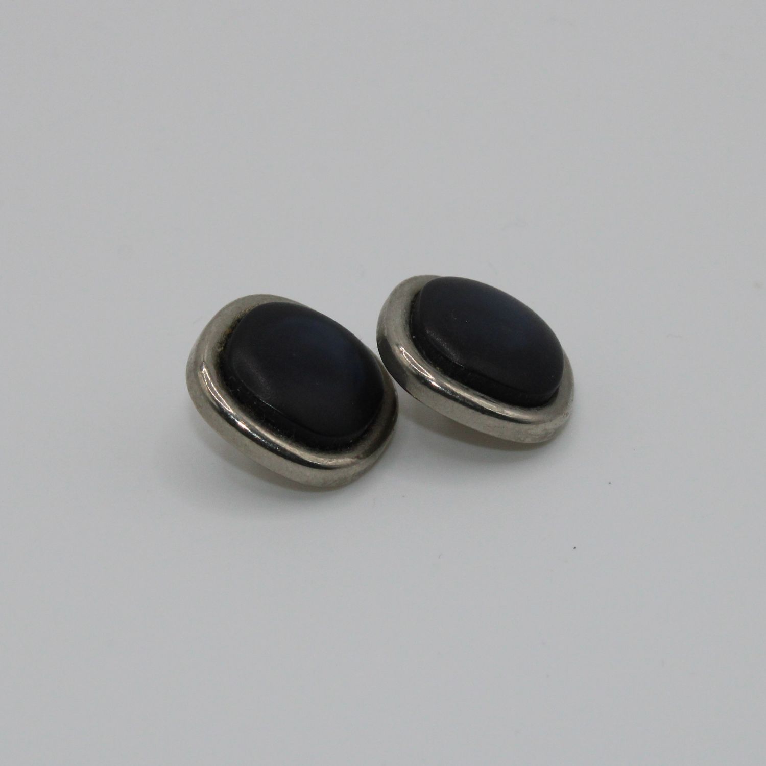 Set van 2 donkerblauwe knopen
