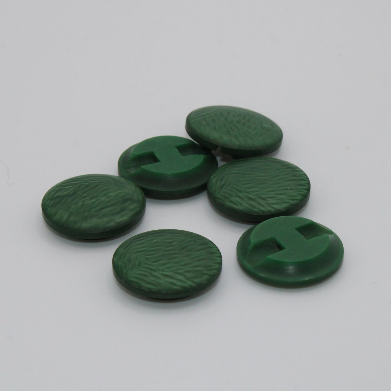 Set van 6 groene knopen
