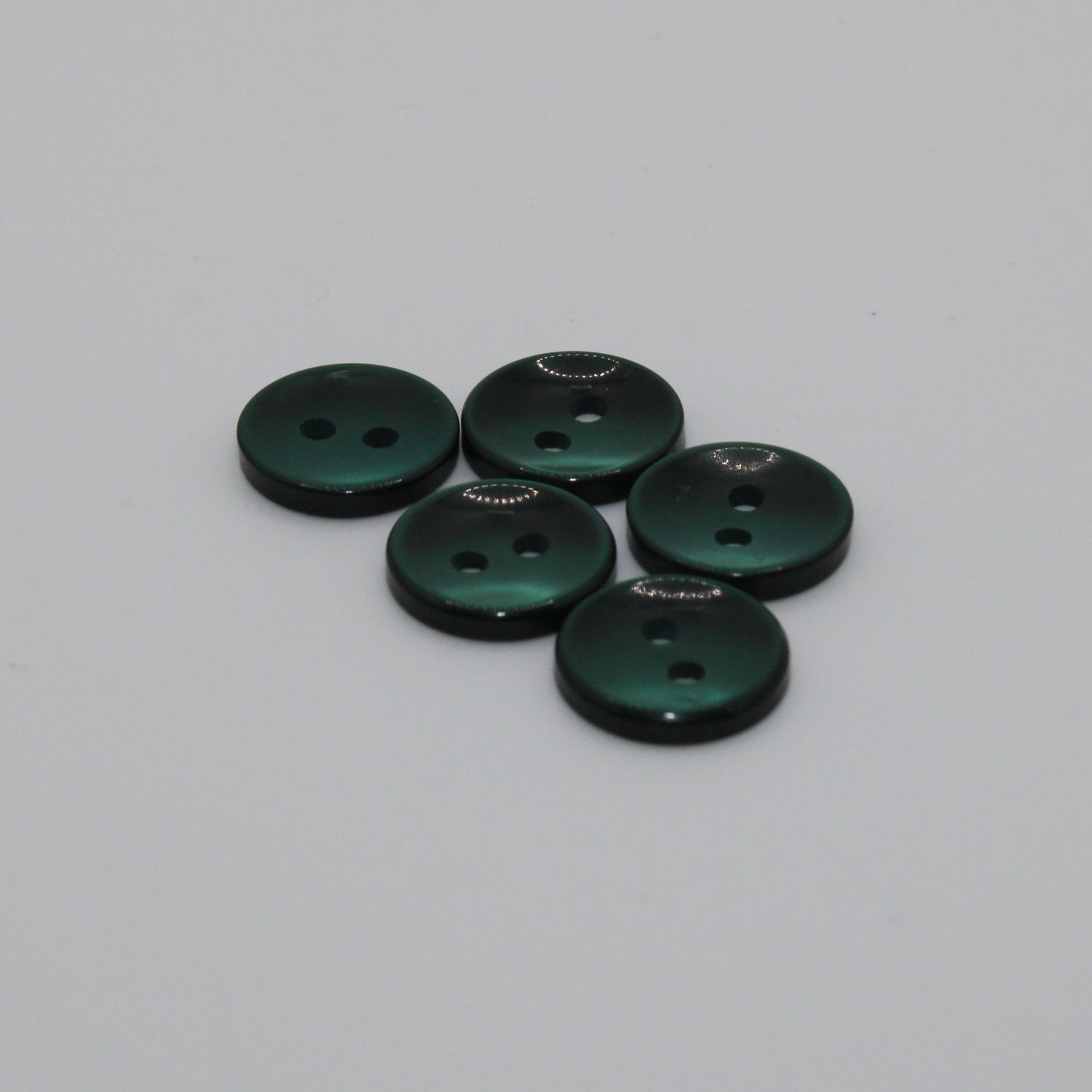 Set van 5 groene knopen