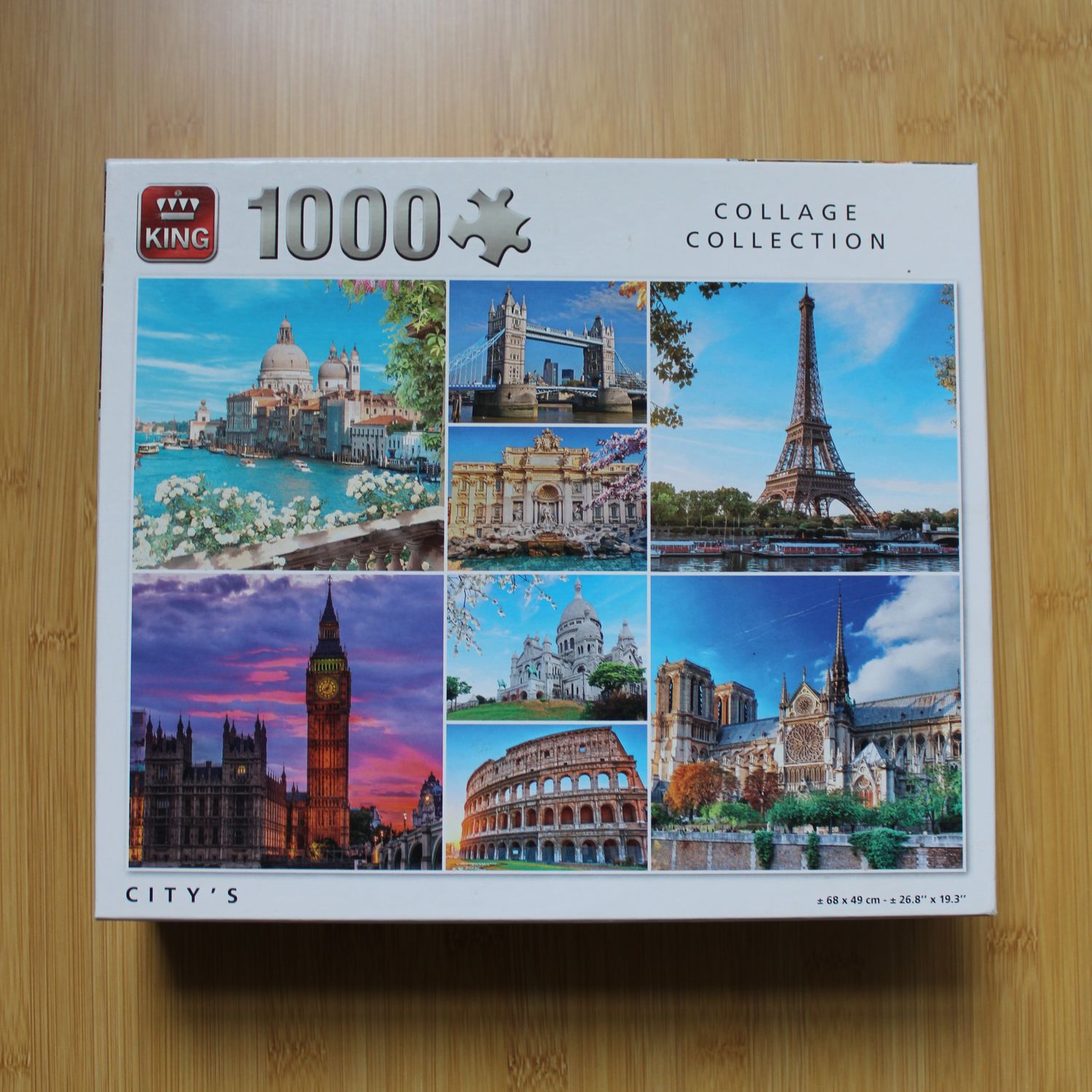 Puzzel 1000 stukjes - City&#39;s