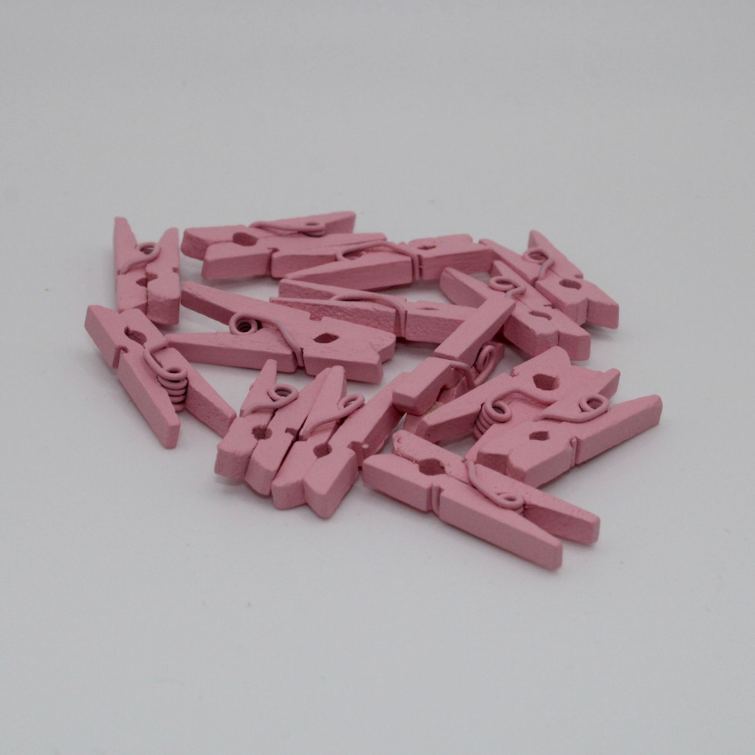 Set van 14 roze wasknijpers