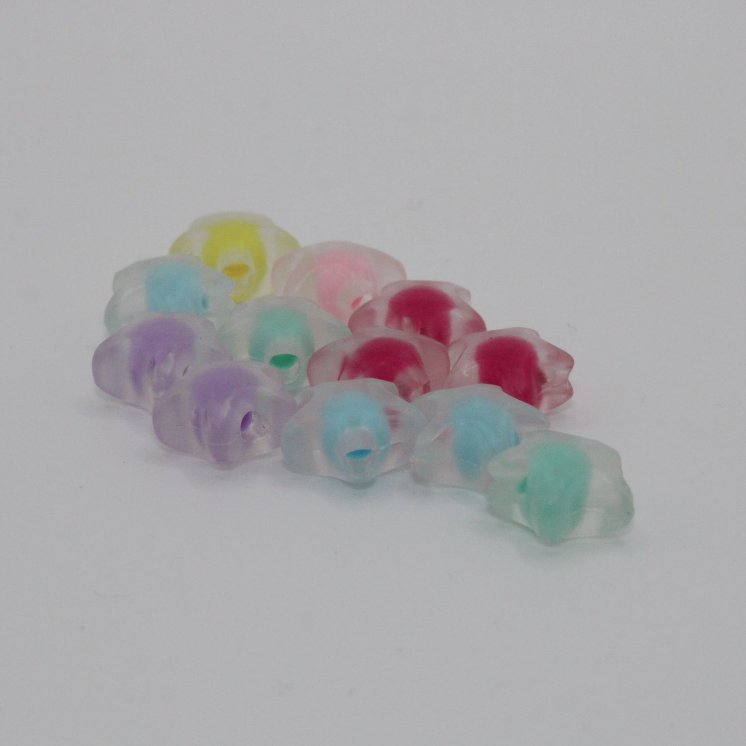 Set van 12 stervormige parels