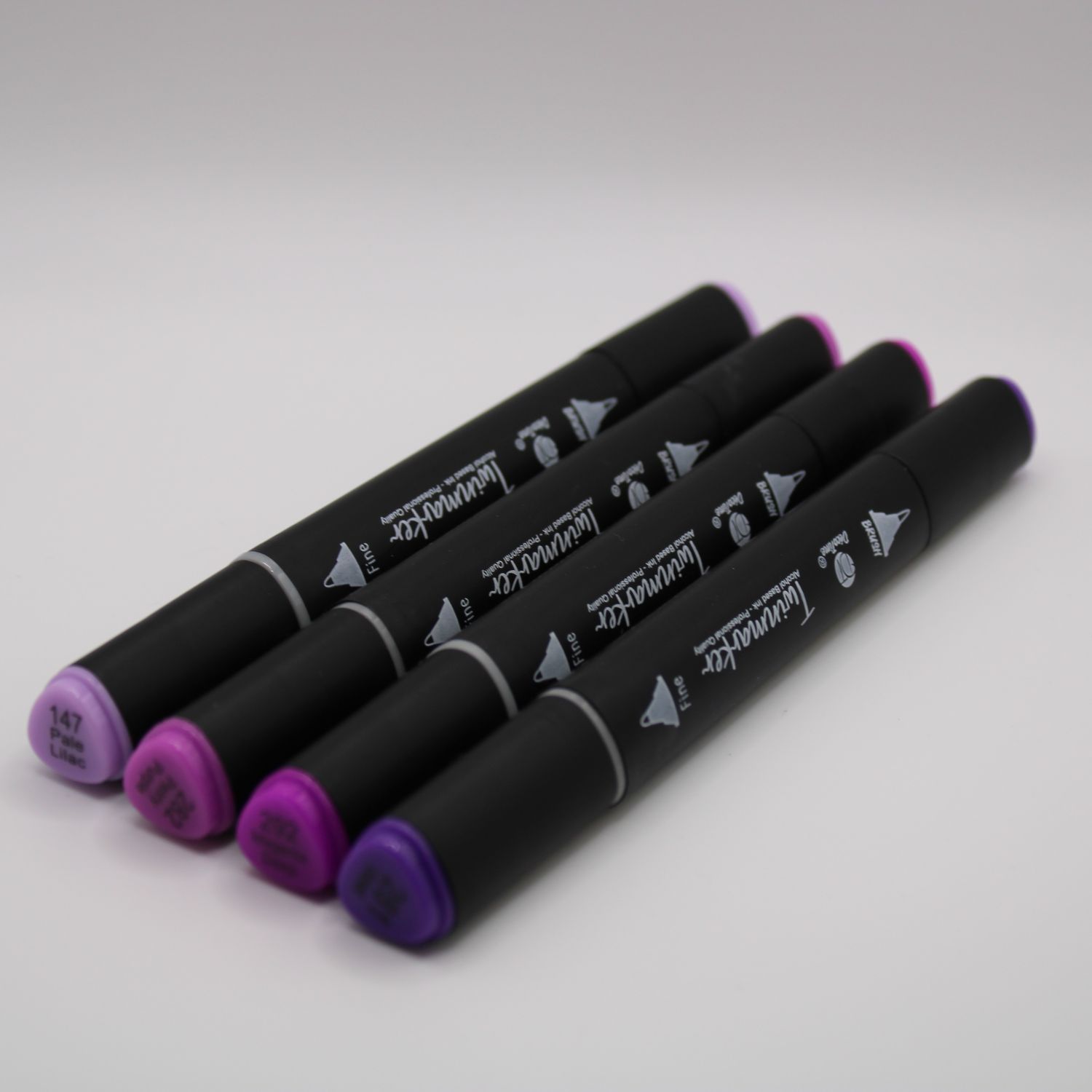 Set van 4 alcohol markers