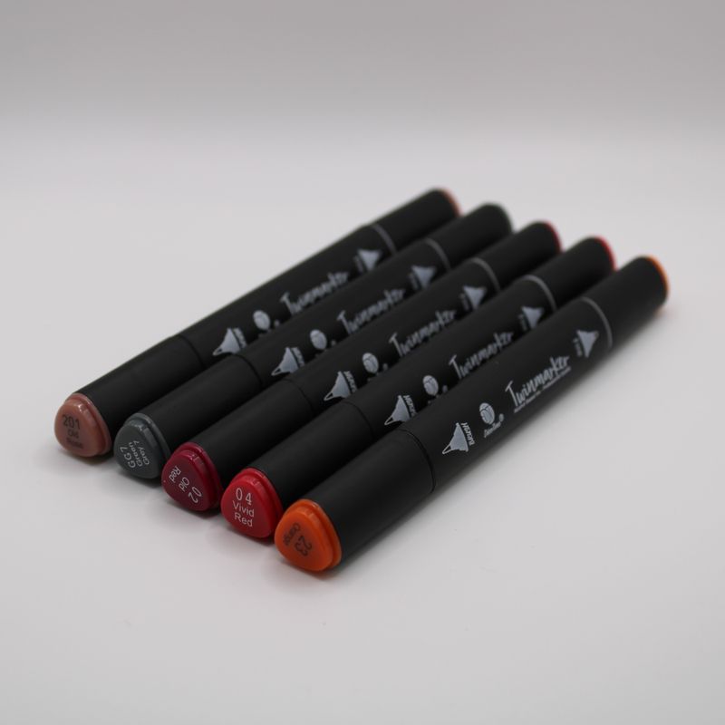 Set van 5 alcohol markers
