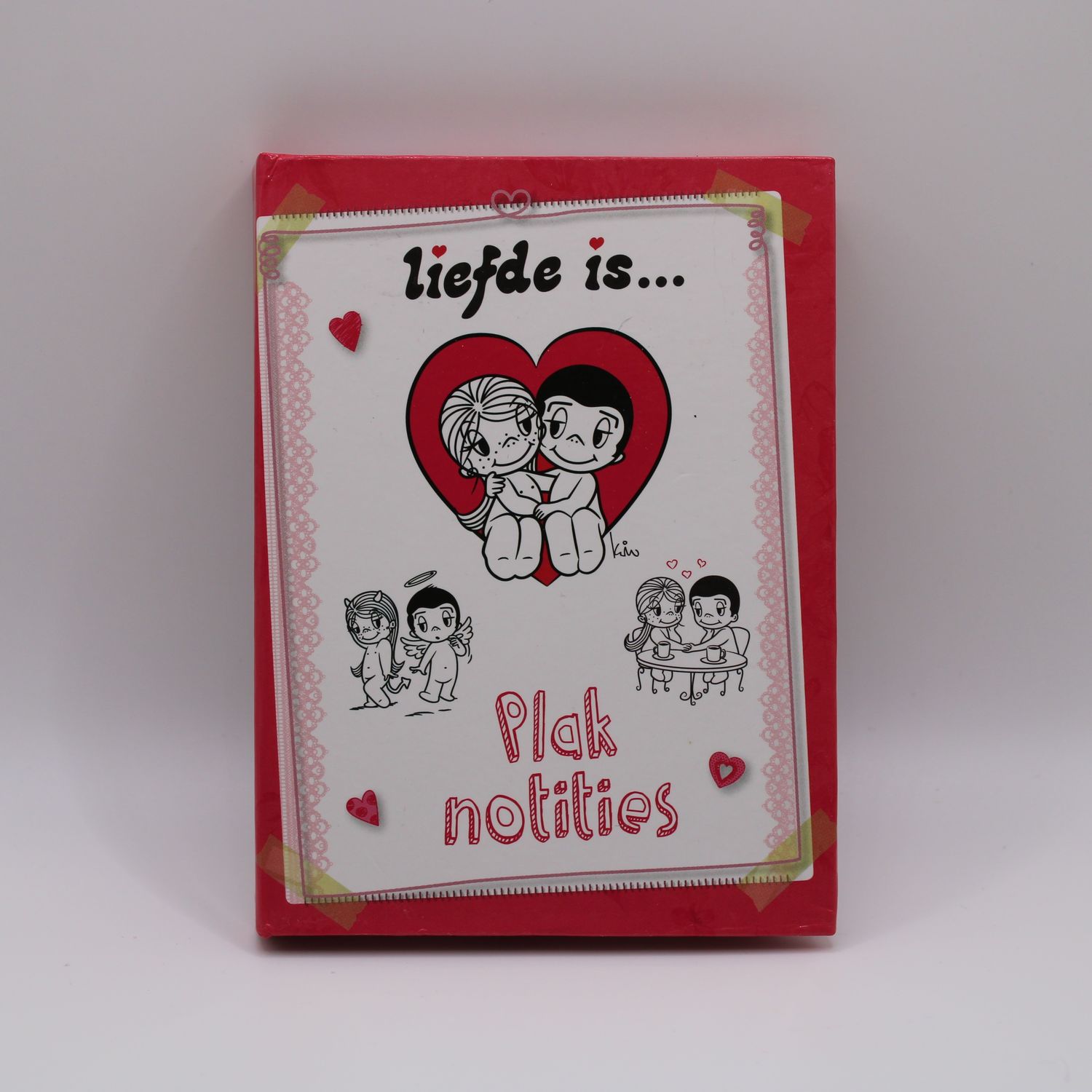Boekje met gekleurde post-its