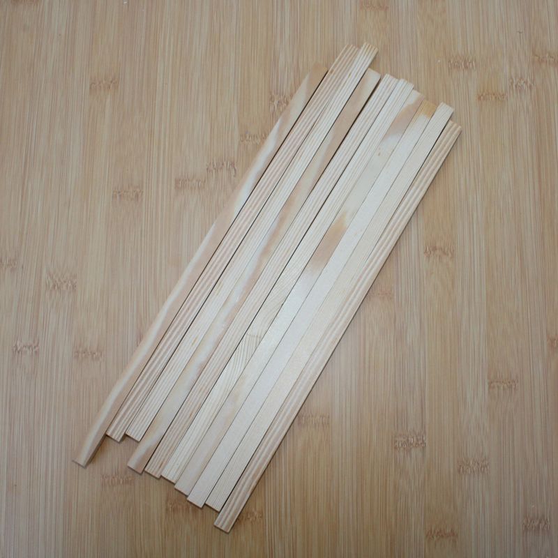 10 houten stokjes - 30 cm