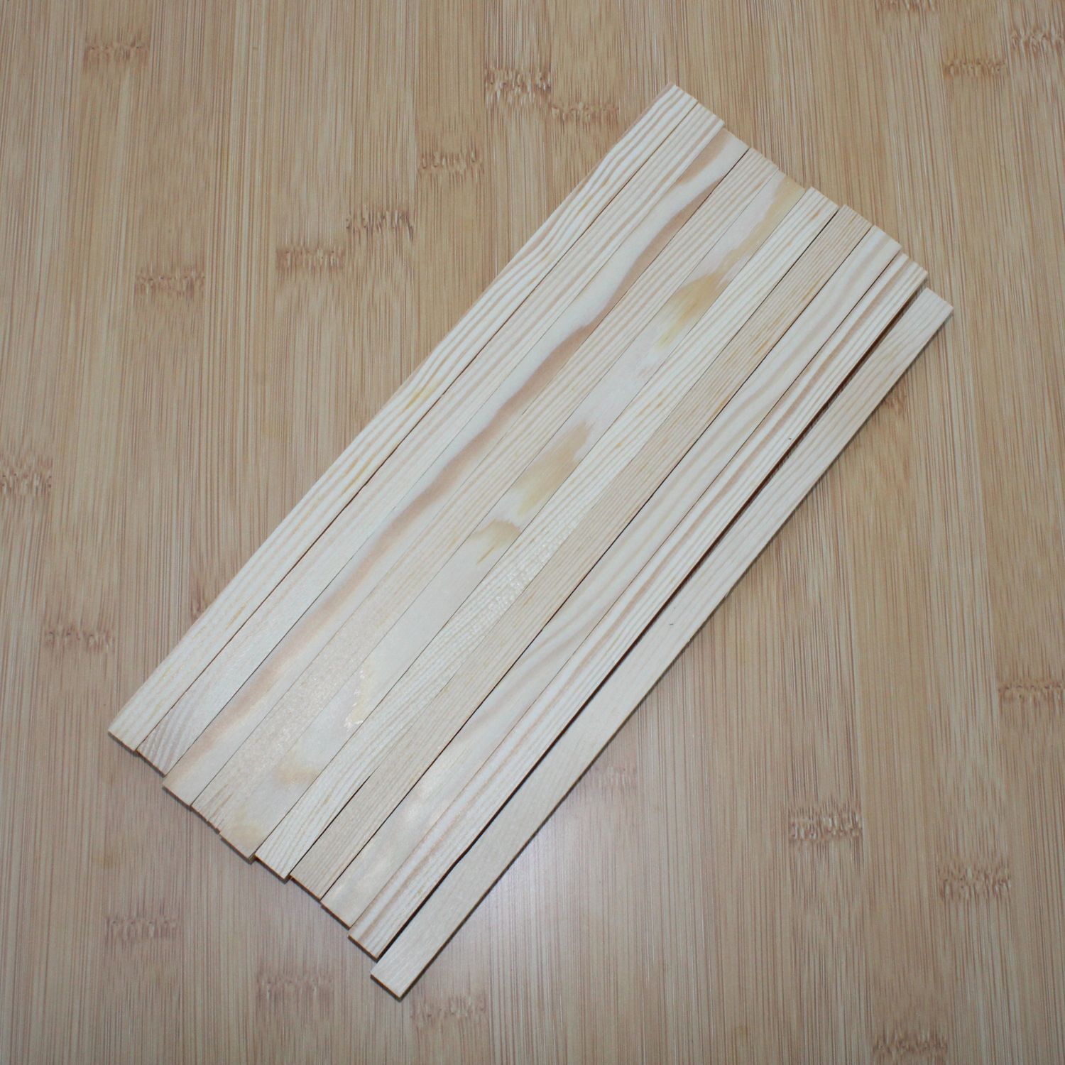 10 houten stokjes - 25 cm