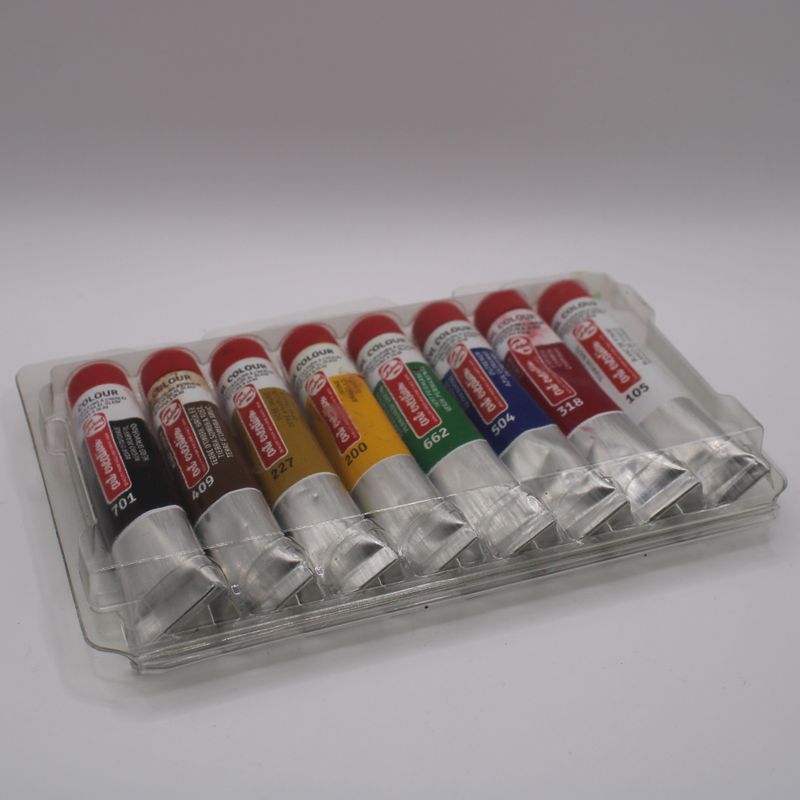 Set van 8 tubes olieverf